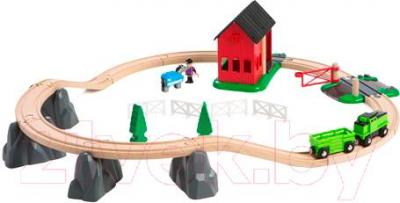 Железная дорога игрушечная Brio Countryside Horse Set 33790