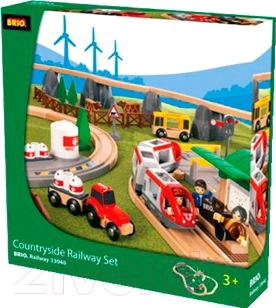 Железная дорога игрушечная Brio Countryside Railway Set 33040