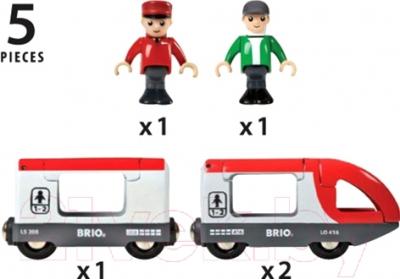 Поезд игрушечный Brio Пассажирский поезд-экспресс 33505