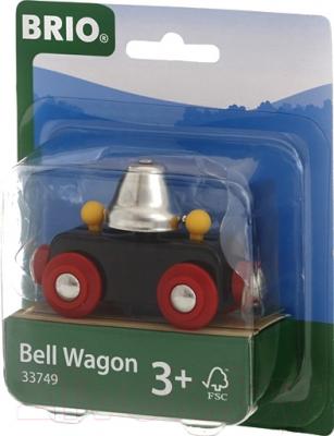 Вагон игрушечный Brio Вагон с колокольчиком 33749