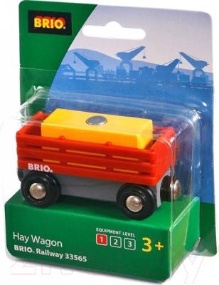 Элемент железной дороги Brio Вагон для сена 33565
