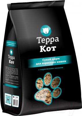 Сухой корм для кошек ТерраКот С норвежским лососем TRK010 (10кг)
