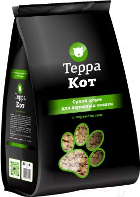 Сухой корм для кошек ТерраКот С перепелками TRK012 (10кг)