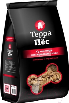 

Корм для собак ТерраПес, Для активных и служебных собак / TRK015