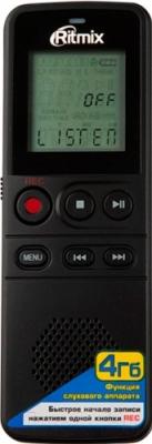 Цифровой диктофон Ritmix RR-810 (4Gb, черный)