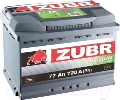 Автомобильный аккумулятор Zubr Premium  R+ (77 А/ч)