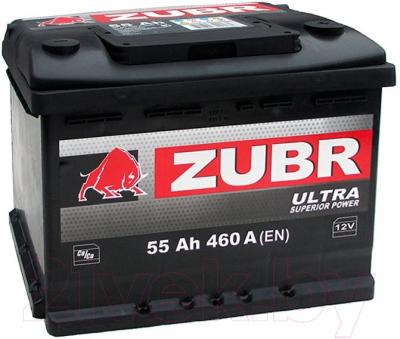 Автомобильный аккумулятор Zubr Ultra R+ (55 А/ч)