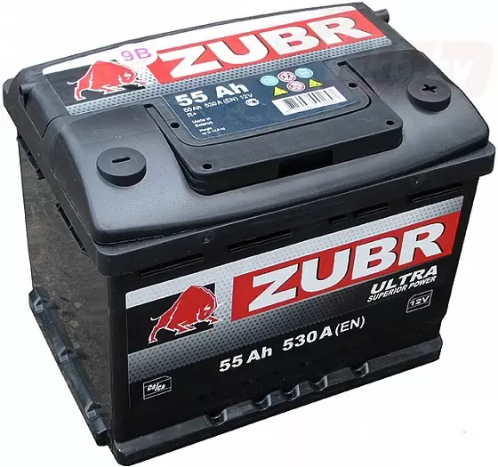 Автомобильный аккумулятор Zubr Ultra R+ (55 А/ч)