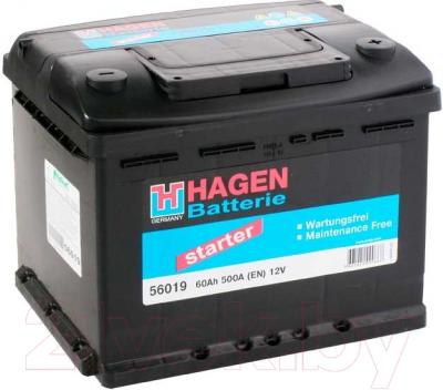 Автомобильный аккумулятор Hagen 60 А/ч