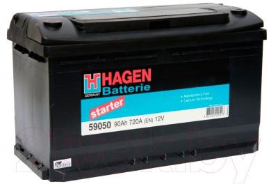 Автомобильный аккумулятор Hagen 59050  R+ (90 А/ч)