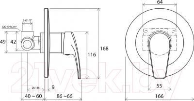 Смеситель Ravak RS 062.01