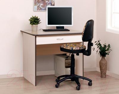 Письменный стол Мебель-Класс Форум (дуб молочный-венге) - в интерьере