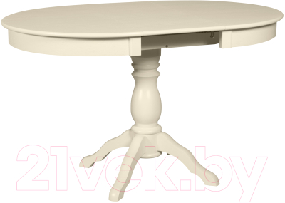 Обеденный стол Мебель-Класс Гелиос (кремовый белый)