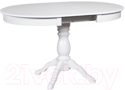 Обеденный стол Мебель-Класс Гелиос (белый)