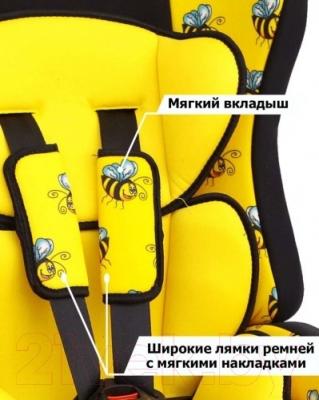 Автокресло Siger Прайм Isofix Art (пчелка)