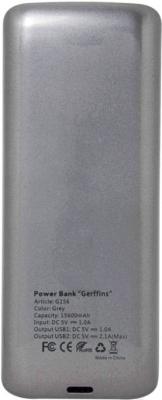 Портативное зарядное устройство Gerffins G156 (серый)