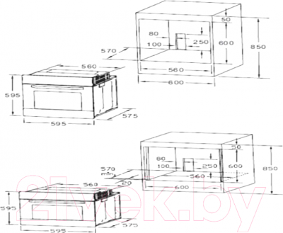 Электрический духовой шкаф Midea 65DEE30006