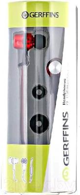 Наушники Gerffins GF-HP-VS-01 (красно-черный)