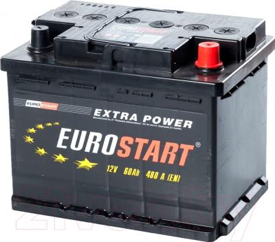 Автомобильный аккумулятор Eurostart 60 А/ч