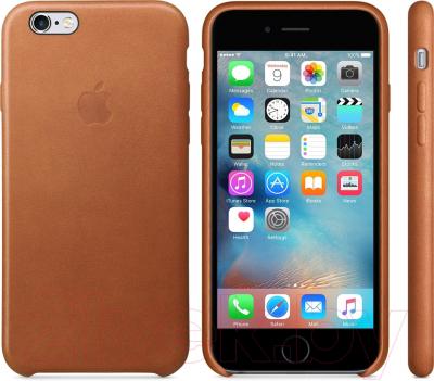 Чехол-накладка Apple iPhone 6s Leather Case / MKXT2