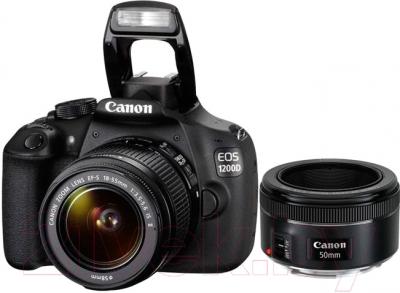 Зеркальный фотоаппарат Canon EOS 1200D Double Kit 18-55 III + 50mm f/1.8 STM