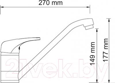 Смеситель Wasserkraft Oder 6307