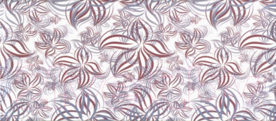Декоративная плитка PiezaRosa Виолет Цветы 126882 (200x450, сиреневый)