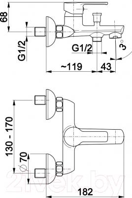 Смеситель Armatura Jadeit 5214-010-00