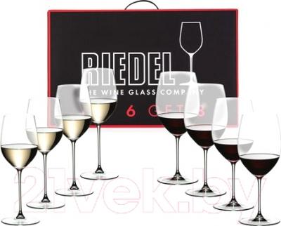 Набор бокалов Riedel Veritas Cabernet/Merlot+Viognier/Chardonnay (8 шт)