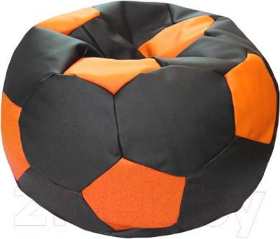 Бескаркасное кресло Flagman Мяч Стандарт М1.3-1620 (черный/оранжевый)