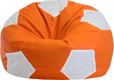 Бескаркасное кресло Flagman Мяч Стандарт М1.1-09 (оранжевый/белый)