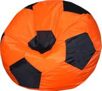 Бескаркасное кресло Flagman Мяч Стандарт М1.1-06 (оранжевый/черный) - 