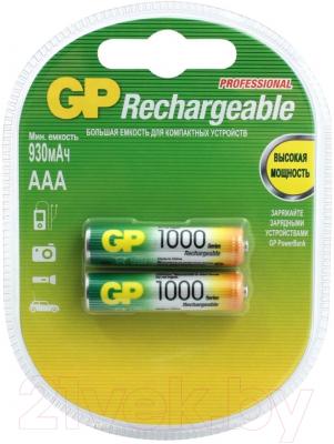 Комплект аккумуляторов GP Batteries 1000mAh (2шт)