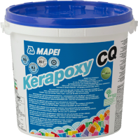 Фуга Mapei Эпоксидная Kerapoxy CQ N111 (3кг, светло-серый) - 