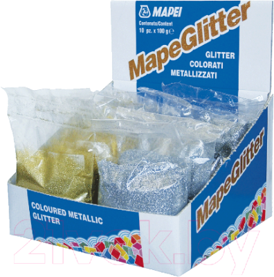 Добавка к фуге Mapei Mape Glitter (серебрянный)