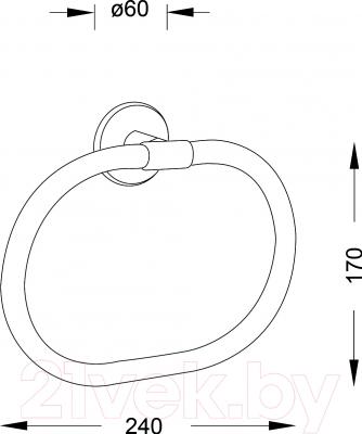 Кольцо для полотенца Steinberg-Armaturen Series 650.2500 - технический чертеж