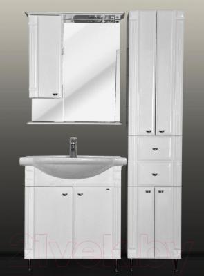 Шкаф с зеркалом для ванной Atoll Ливерпуль 175 (белый) - комплект мебели Ливерпуль 75