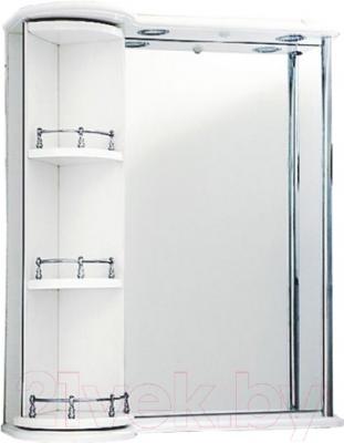 Шкаф с зеркалом для ванной Atoll Милан (белый)