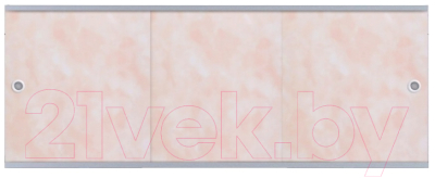 Экран для ванны МетаКам Премиум А 1.48 (облака розовый)