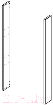 Комплект сменных элементов для мебели в ванную Triton для зеркала-шкафа Эко 55 / 005.42.0550.121.01.01.U.М2 (белый)