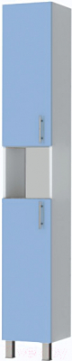 Фасад для мебели в ванную Triton для шкафа-пенала Эко 30 (голубой)
