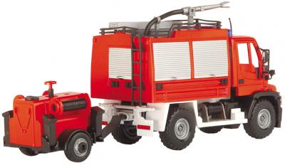 Автомобиль игрушечный Dickie Машина пожарная с прицепом / 203444823 - вид сзади