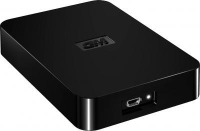 Внешний жесткий диск Western Digital Elements SE Portable 750GB (WDBPCK7500ABK-EESN) - общий вид