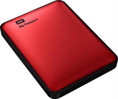 Внешний жесткий диск Western Digital My Passport 500GB Red (WDBZZZ5000ARD-EEUE) - общий вид