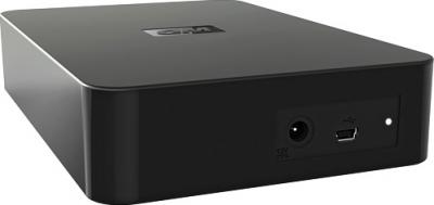 Внешний жесткий диск Western Digital Elements Desktop 3TB (WDBAAU0030HBK-EESN) - вид сбоку