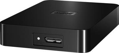 Внешний жесткий диск Western Digital Elements SE Portable 1TB (WDBPCK0010BBK-EESN) - общий вид