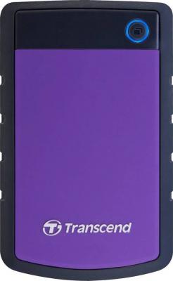 Внешний жесткий диск Transcend StoreJet 25H2P 500GB (TS500GSJ25H2P) - фронтальный вид