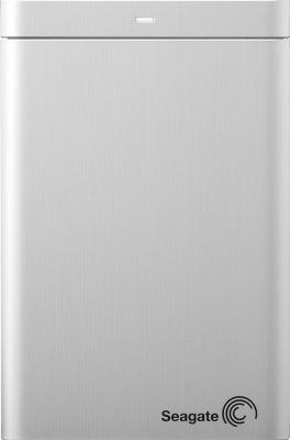 Внешний жесткий диск Seagate Backup Plus Portable Silver 1TB (STBU1000201) - фронтальный вид