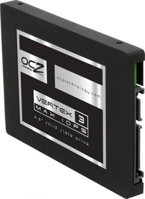 SSD диск OCZ Vertex 3 Max IOPS 240GB (VTX3MI-25SAT3-240G) - вид полубоком