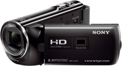 Видеокамера Sony HDR-PJ220E (Black) - общий вид